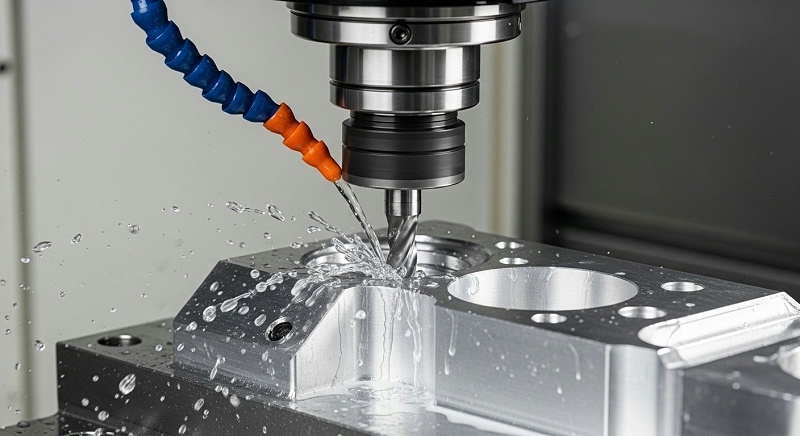 5-axis CNC milling Lightsaber Emitter. Precision.