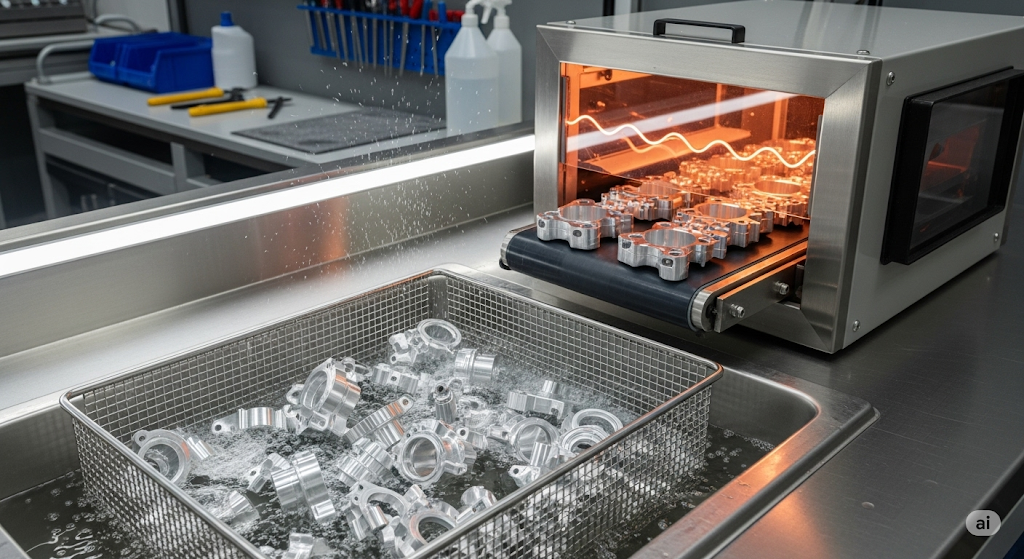 CNC鋁零件加工為何出現(xiàn)黑點？原因分析與預(yù)防指南