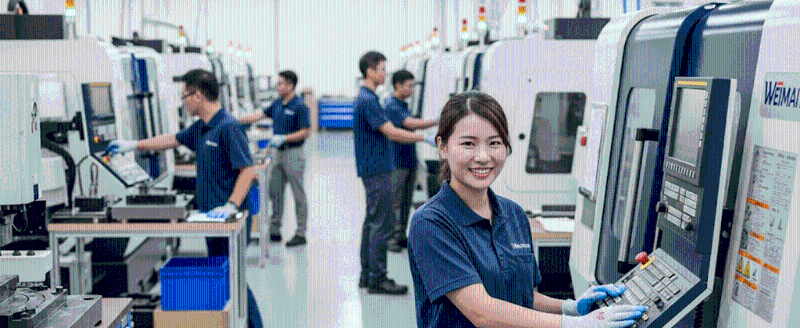 偉邁特cnc機加工車間