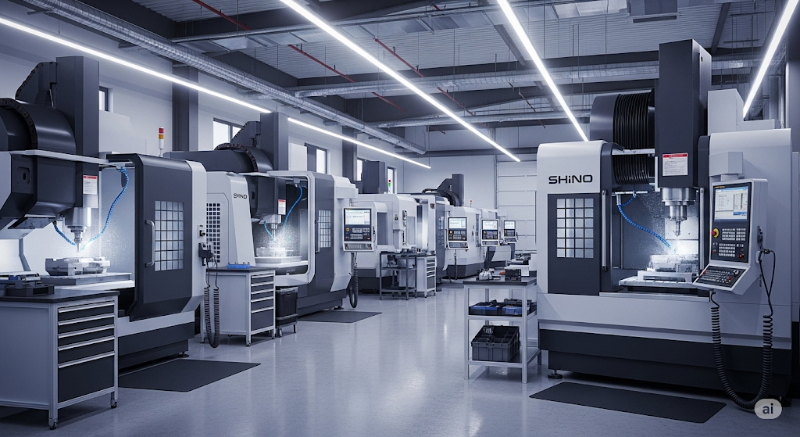 Optical 5-axis CNC machining