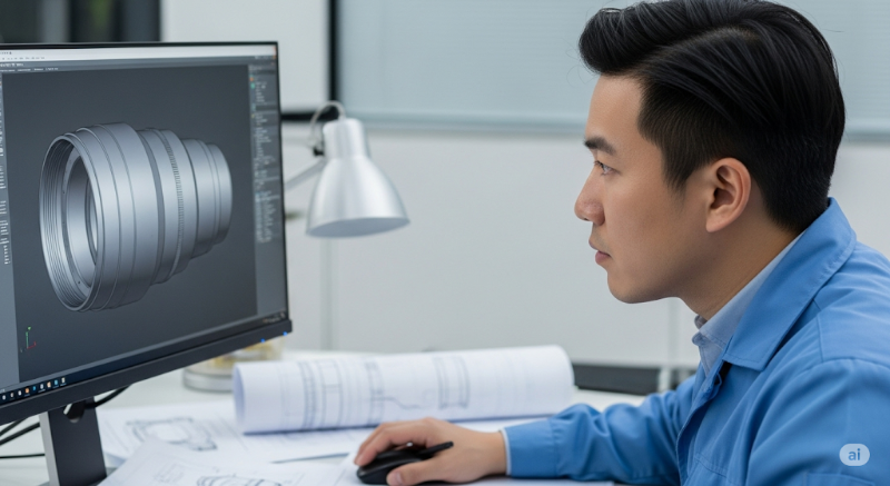 Optics Aluminum Shell CNC Machining Programming